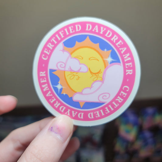 Certified Daydreamer - Clear Sticker